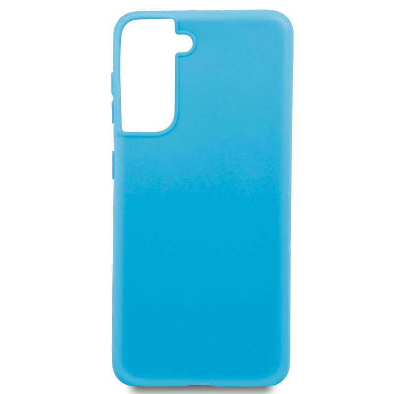 Coque en silicone Cool pour Samsung G990 Galaxy S21 (bleu clair)