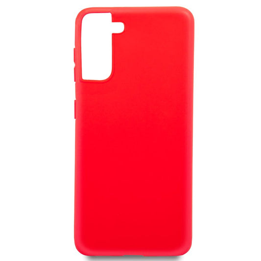 Coque en silicone tendance pour Samsung Galaxy S21 Plus (G996) (rouge)