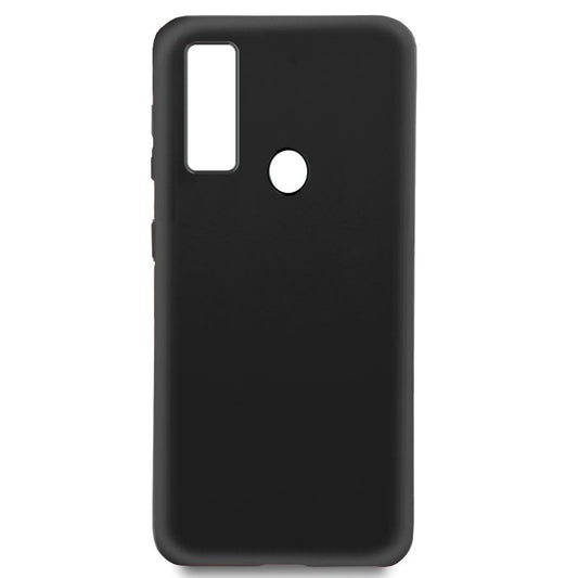 Coque en silicone tendance pour TCL 20 SE (noir)