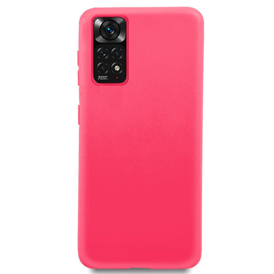 Coque en silicone tendance pour Xiaomi Redmi Note 11 / Note 11S (rose)