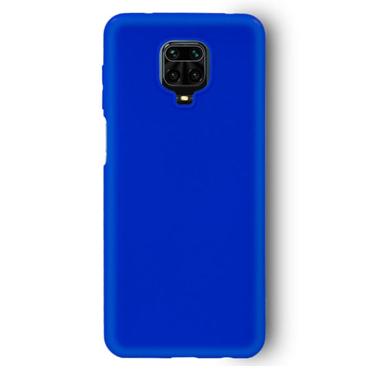 Coque en silicone tendance pour Xiaomi Redmi Note 9S / Note 9 Pro (bleu)