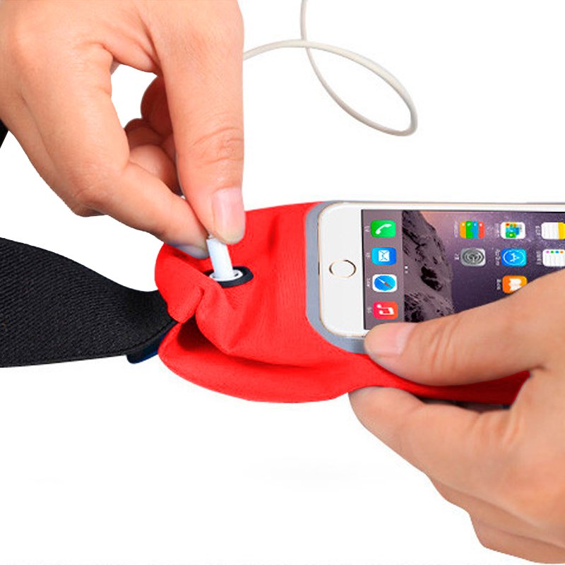 Sac banane universel en néoprène Cool (5,5 à 6,7 pouces) rouge