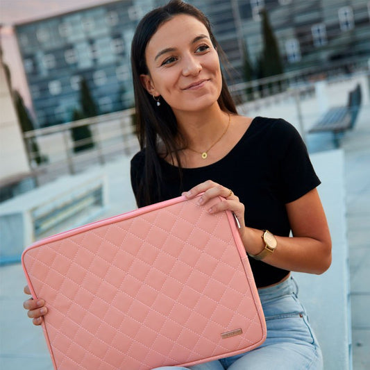 Housse pour ordinateur portable 15-17 pouces COOL Epsilon Rose