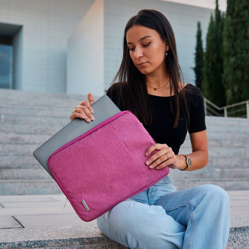 Housse pour ordinateur portable/tablette 13-15 pouces COOL Versus Rose