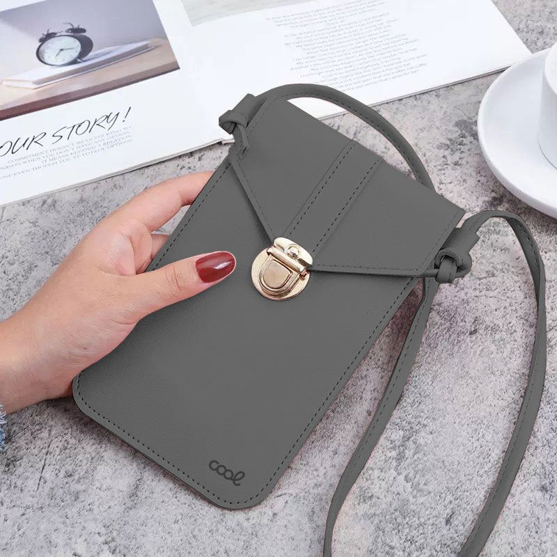 Sacoche universelle Basic Case jusqu'à 6,7 pouces COOL Gris foncé