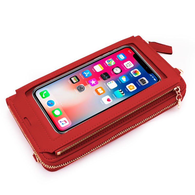 Étui horizontal universel pour sac jusqu'à 6,7 pouces COOL Garnet