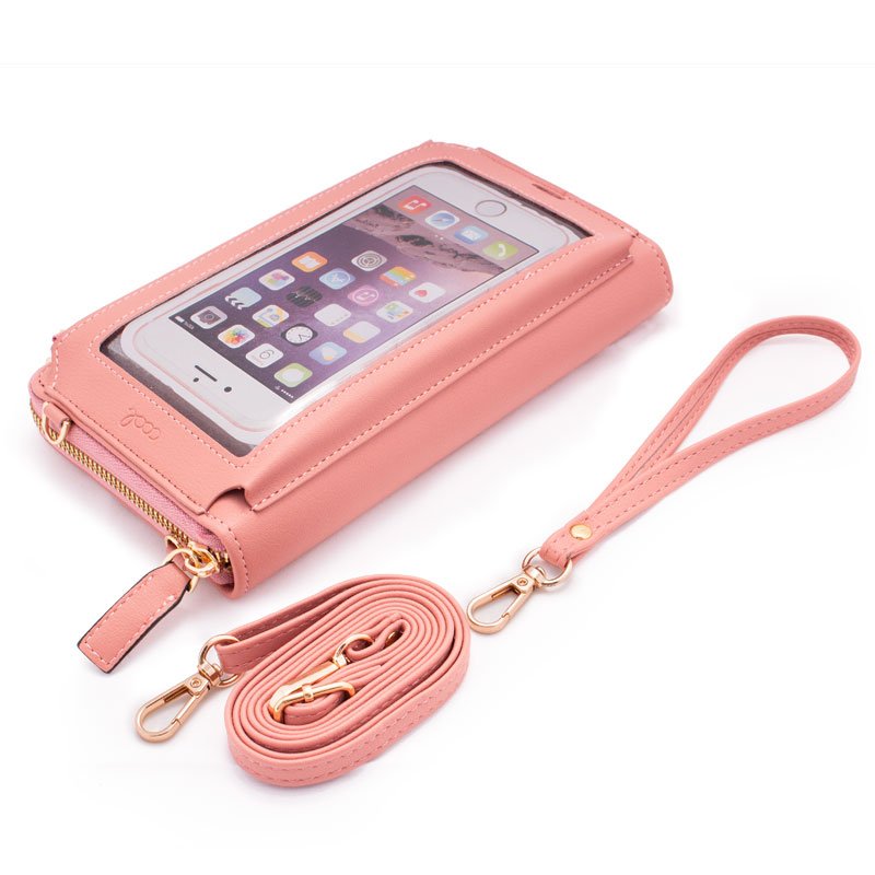 Sacoche universelle horizontale jusqu'à 6,7 pouces COOL Rose