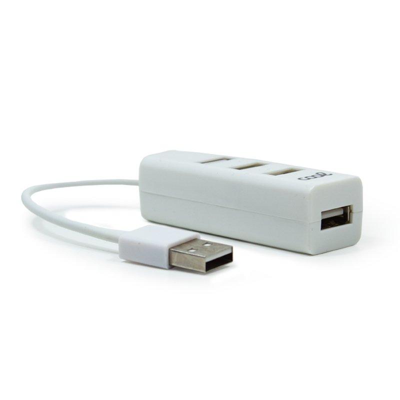 Hub USB 2.0 universel COOL 4 ports USB Blanc