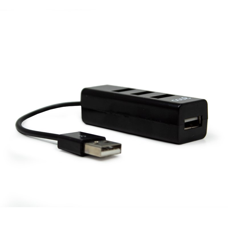 Hub USB 2.0 universel COOL 4 ports USB Noir