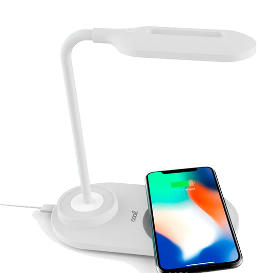 Lampe LED + base de chargement sans fil Qi COOL White