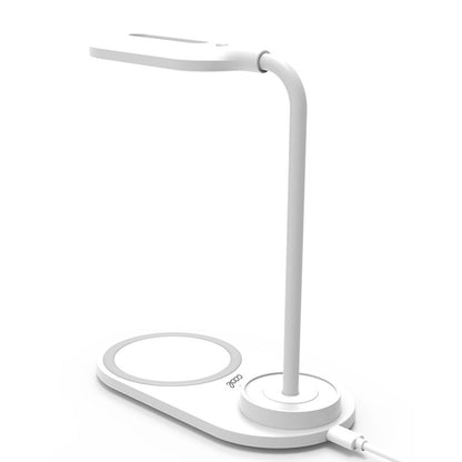 Lampe LED + base de chargement sans fil Qi COOL White