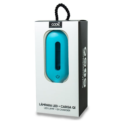 Lampe LED + base de chargement sans fil Qi COOL Celeste