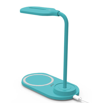 Lampe LED + base de chargement sans fil Qi COOL Celeste