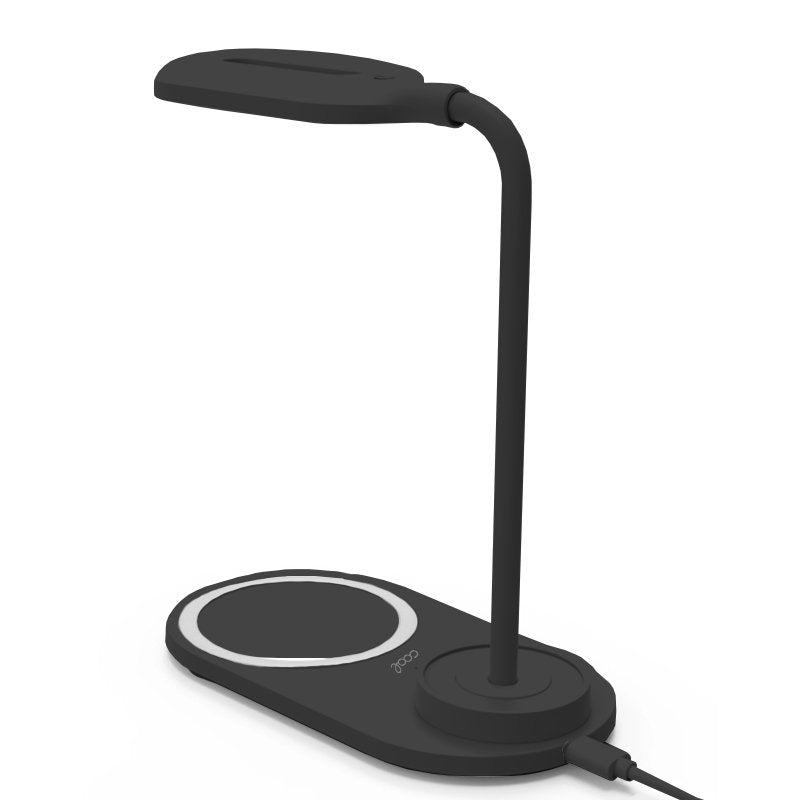 Lampe LED + base de chargement sans fil Qi COOL Noir