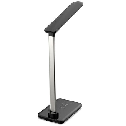 Lampe LED pliable Cool avec base de chargement sans fil Qi, noire