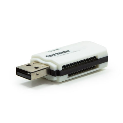 Lecteur de carte mémoire USB universel COOL (tout en un) Blanc