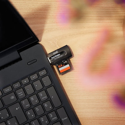 Lecteur de carte mémoire USB universel COOL (tout en un) Noir