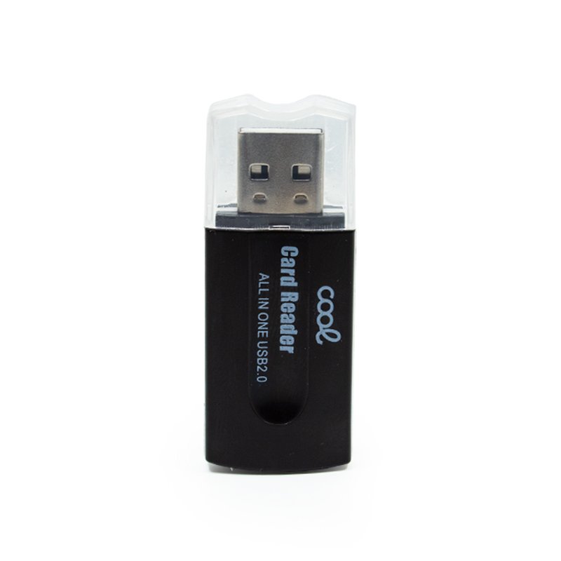 Lecteur de carte mémoire USB universel COOL (tout en un) Noir