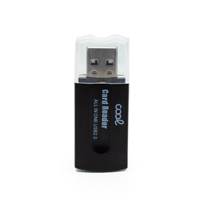 Lecteur de carte mémoire USB universel COOL (tout en un) Noir