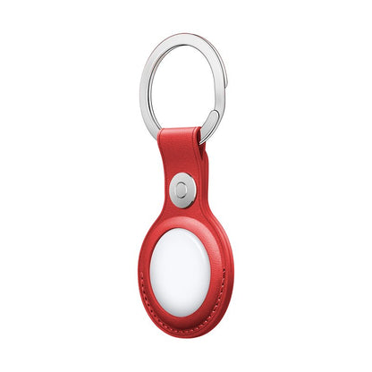 Llavero Protector COOL Compatible con AirTag Polipiel Rojo