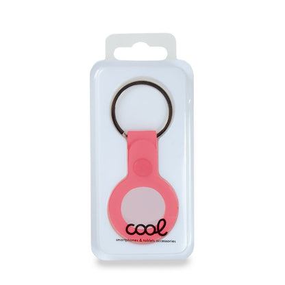 Llavero Protector COOL Compatible con AirTag Silicona Rosa