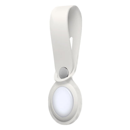 Étui Loop COOL compatible avec AirTag en silicone blanc