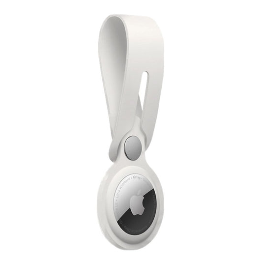 Étui Loop COOL compatible avec AirTag en silicone blanc