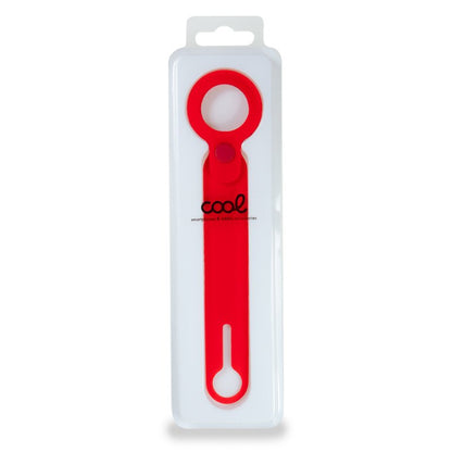 Loop Funda COOL Compatible con AirTag Silicona Rojo