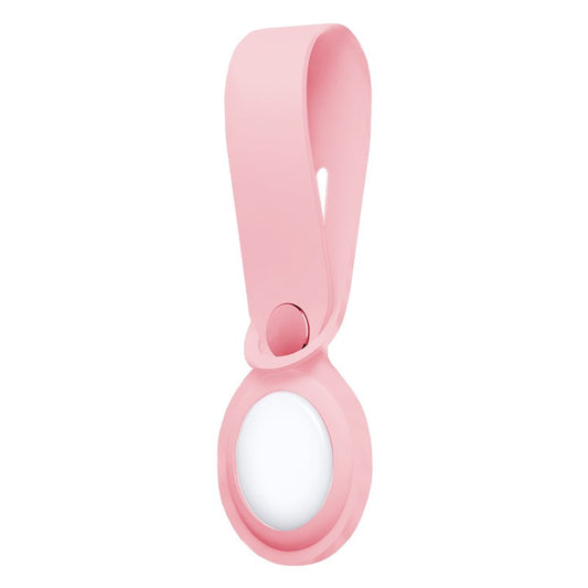 Étui Loop COOL compatible avec AirTag en silicone rose