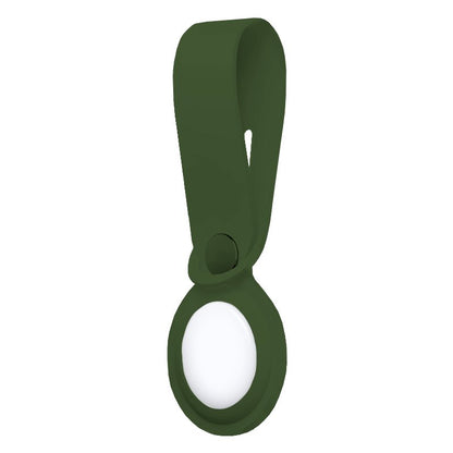 Étui Loop COOL compatible avec AirTag en silicone vert