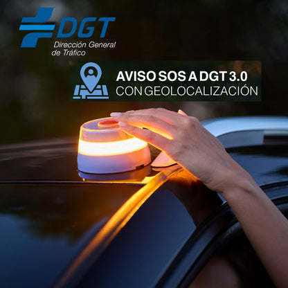 Luz Baliza Conectada (Homologada DGT) COOL Safetytech