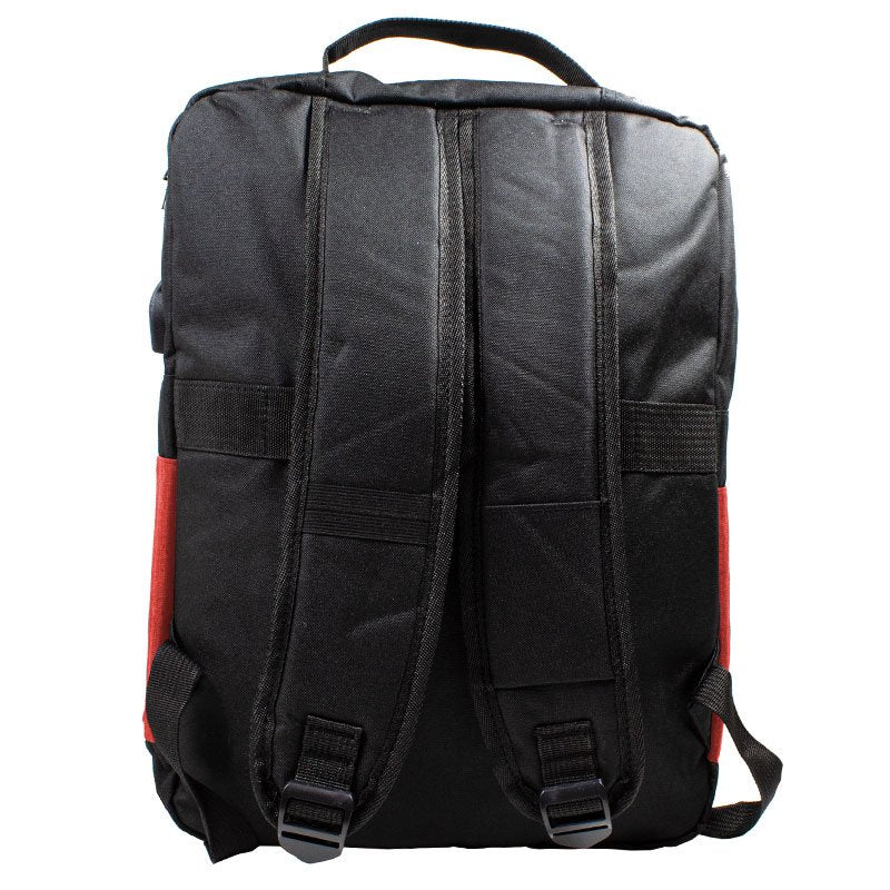 Sac à dos pour ordinateur portable 15-16 pouces COOL Portland Noir-Rouge