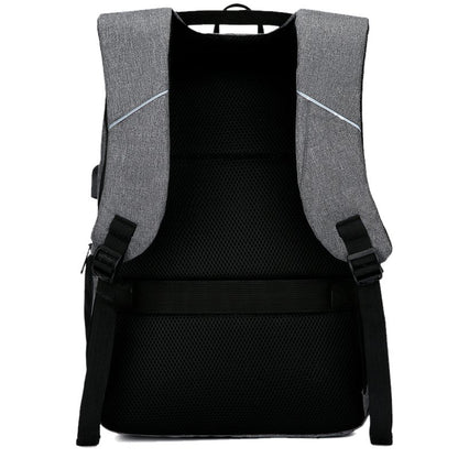 Sac à dos Cool Report pour ordinateur portable 15-16 pouces, noir et gris