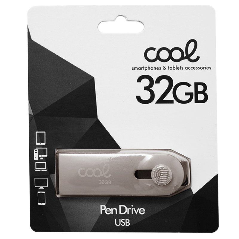 Clé USB 32 Go 2.0 COOL Optimus Silver