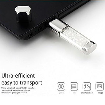 Clé USB x64 Go 3.0 COOL Crystal Celeste