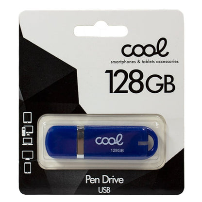 Clé USB 128 Go 2.0 COOL Cover Bleu