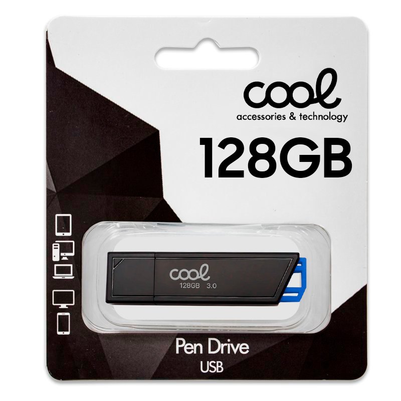Clé USB 128 Go 3.0 COOL Lancer Blue