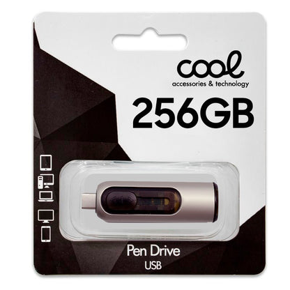 Clé USB 256 Go 3.0 Cool Type-C / USB (2 en 1)
