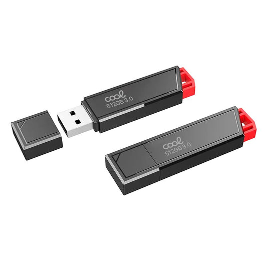 Clé USB 512 Go 3.0 COOL Lancer Rouge