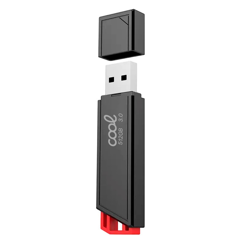 Clé USB 512 Go 3.0 COOL Lancer Rouge