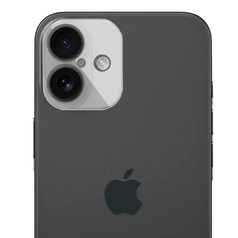 Protection d'appareil photo en verre trempé pour iPhone 16/16 Plus