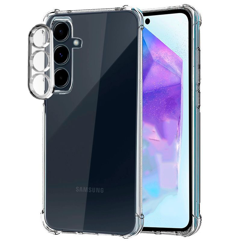 Protection d'appareil photo en verre trempé pour Samsung A556 Galaxy A55 5G