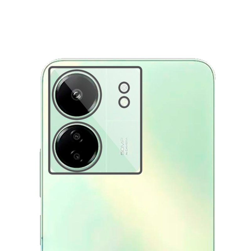 Protection d'appareil photo en verre trempé pour Xiaomi Redmi 13C / 13C 5G / Poco C65