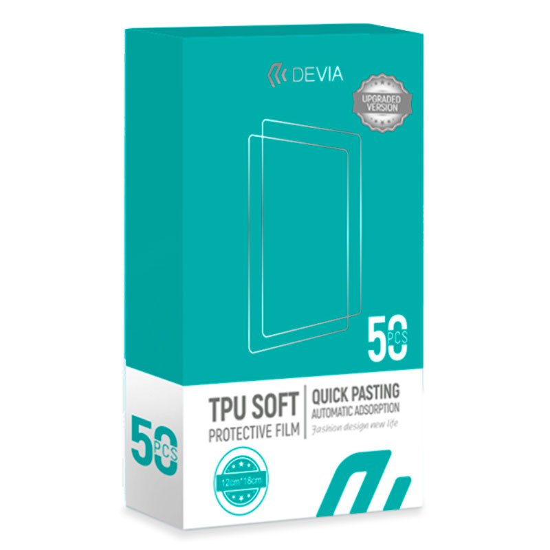 Protector Hidrogel Devia 0.2mm Universal (Pack 50 uds)