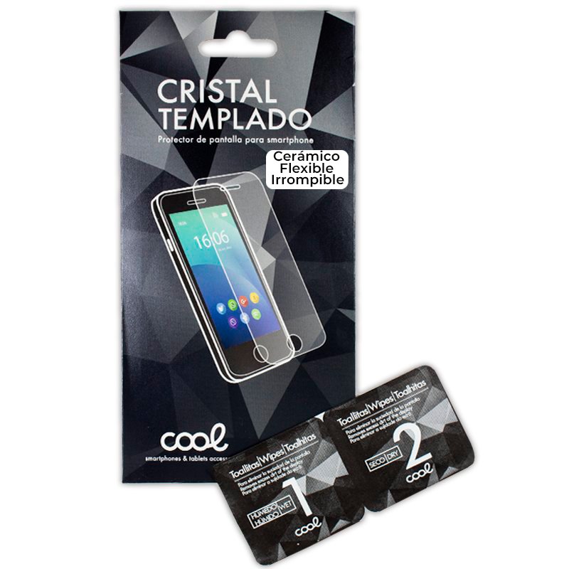 Protector Pantalla Cerámico Flexible COOL para iPhone 13 / 13 Pro / 14 / 16e