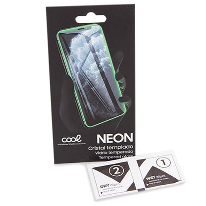 Protection d'écran en verre trempé pour iPhone 12/12 Pro (Néon)