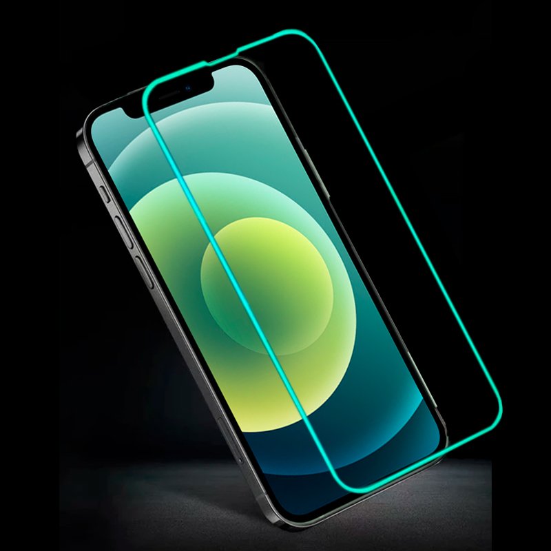 Protection d'écran en verre trempé pour iPhone 12/12 Pro (Néon)