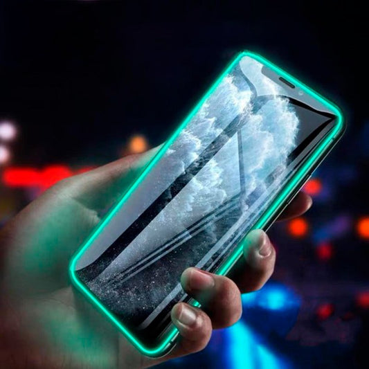 Protection d'écran en verre trempé pour iPhone 12/12 Pro (Néon)