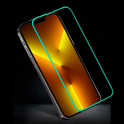 Protection d'écran en verre trempé pour iPhone 13 Pro Max / 14 Plus (Néon)