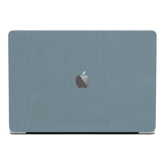 Protection arrière colorée en vinyle pour ordinateur portable Devia 15 pouces, bois turquoise